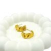 Elegant Golden Luxe Huggie Half-Hoop Earrings