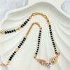 Angel Wings Heart Mangalsutra – Rose Gold with Zircon