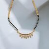 Sparkle Elegance Rose Gold Mangalsutra – Stainless Steel with Zircon Stones (18 Inches)