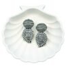 Stylish Oxidised Earrings with traditional kalash print detailing
