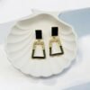 Minimalist rectangle dangler earrings crafted for daily wear- Must have collection
