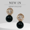 Sophisticated Black Pearl Drop Earrings