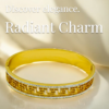 Elegant S-shaped diamond design bracelet