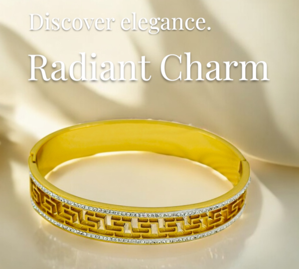 Elegant S-shaped diamond design bracelet