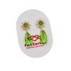Dazzling long drop diamond earrings