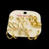 Gold-Tone Half Hoop & Pearl Earring Set – 9 Pairs Combo Pack