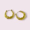 Twisted Wave Gold Hoop Earrings (small) – Anti-Tarnish Stainless Steel
