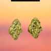 Molten Flow/ Crumpled Textured Gold Stud Earrings – Stainless Steel, Anti-Tarnish