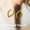 Anti-Tarnish Gold Pointed Teardrop Hoop Earrings – Sleek & Stylish