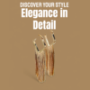 Rose Gold Luxe Square Tassel Earrings – Long Chain Dangler