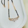 Elegant Curved CZ Mangalsutra