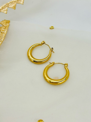 Classic Golden Hoop